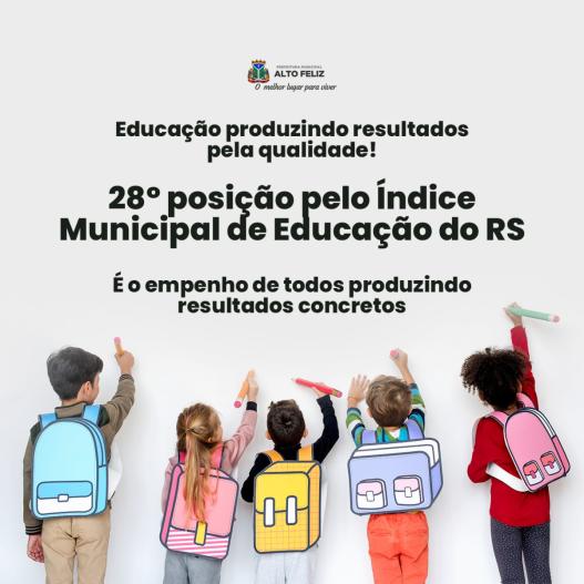 Qualidade na educao coloca Alto Feliz em destaque estadual